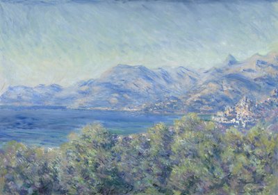 Ventimiglia'nın görünümü by Claude Monet
