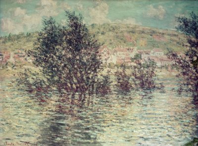 Vétheuil, Lavacourt manzarası by Claude Monet