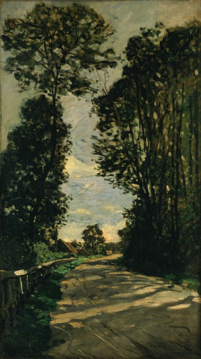 Saint-Siméon Çiftliğinin Yürüyüş Yolu, 1864 by Claude Monet