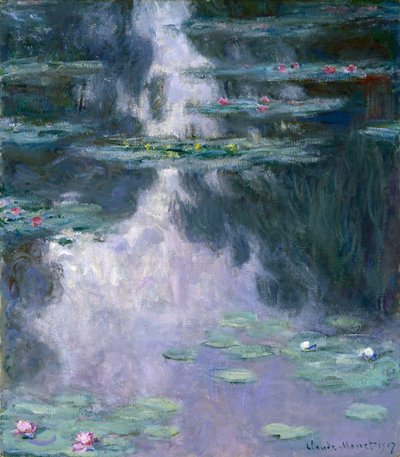 Nilüferler (Nympheas) 1907 (tuval üzerine yağlı boya) by Claude Monet