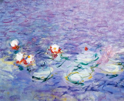 Nilüferler, Claude Monet, detay by Claude Monet