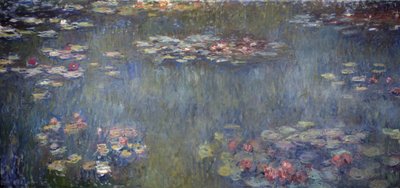 Nilüferler Göleti, Yeşil Yansıma by Claude Monet
