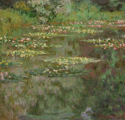 Nilüferler veya Nilüfer Göleti (Nymphéas) 1904 (tuval üzerine yağlı boya) by Claude Monet