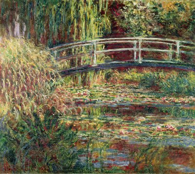 Nilüfer Göleti: Pembe Uyum by Claude Monet