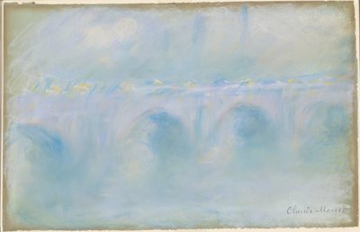 Waterloo Köprüsü by Claude Monet