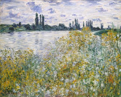 Vétheuil yakınlarındaki Çiçek Adası by Claude Monet