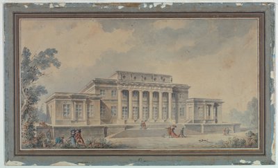 Country Villa Projesi by Claude Nicolas Ledoux