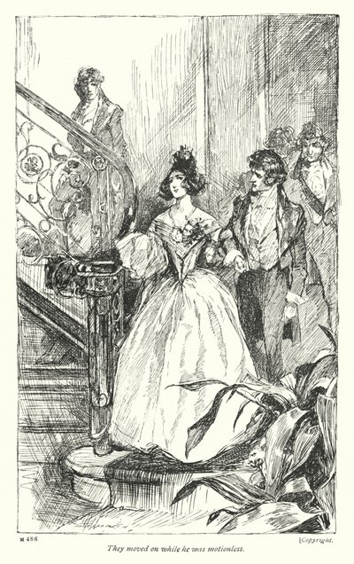 Disraeli'nin Coningsby (lito) için illüstrasyon by Claude Shepperson