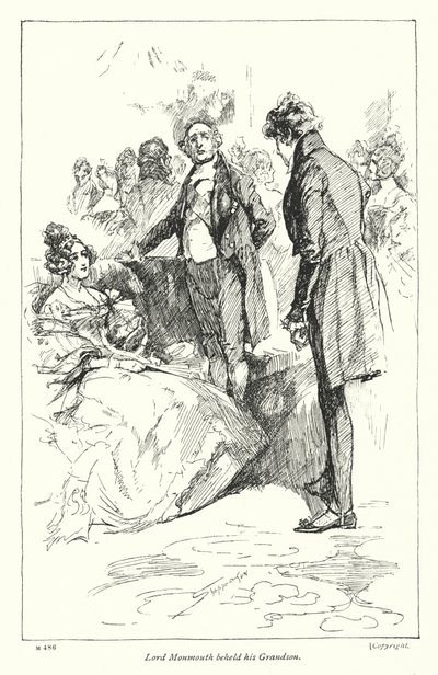 Disraeli'nin Coningsby (lito) için illüstrasyon by Claude Shepperson