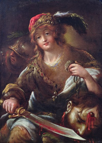 Goliath başlı Davut, 1640 dolayları by Claude Vignon