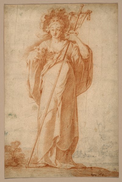 Kuman Sibyl, c.1630 by Claude Vignon