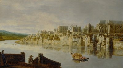 Westminster Merdivenlerinde Thames Nehri by Claude de Jongh