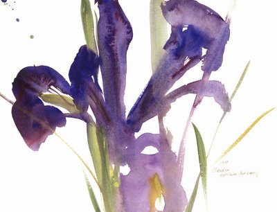 iris, 1987 by Claudia Hutchins Puechavy