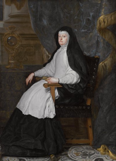 Almanca: Maria Anna von Österreich, Gemahlin König Philipps IV von Spanien, als Witwe İspanya Kralı Philip IV