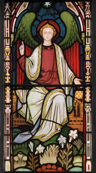 Mezardaki Melek, 1866 dolayları (vitray) by Clayton and Bell Clayton and Bell