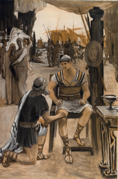 Priam rachete, Aşil