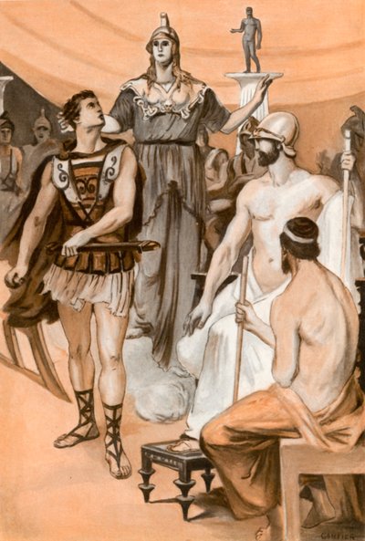 Homeros'tan İlyada için İllüstrasyon by Clement Goutier