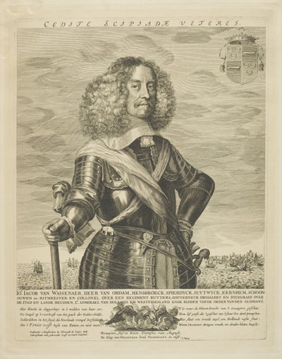 Jacob van Wassanaer, 17. yüzyılın sonlarında (gravür) by Clement de Jonghe