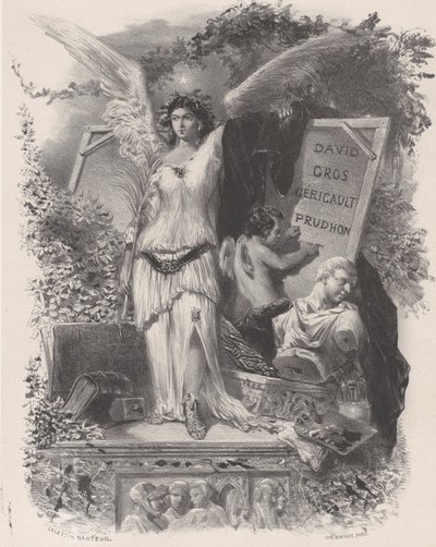Çağdaş Sanatçılar, ca. 1847. by Célestin Nanteuil