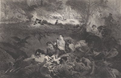 Av Düşleri, 1858. by Célestin Nanteuil