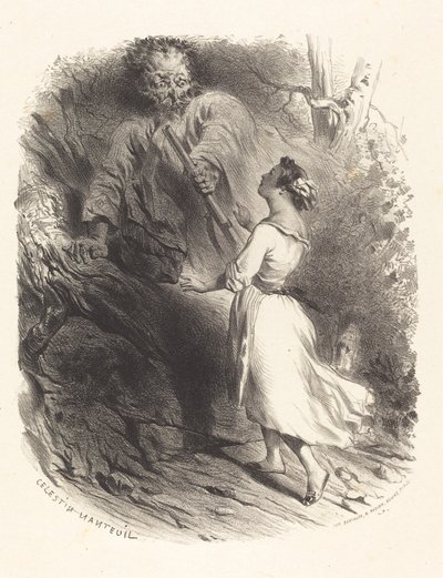 avcı şaşırmış by Célestin Nanteuil