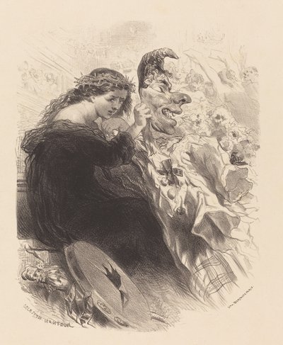 Maskenin Arkasındaki Kadın by Célestin Nanteuil