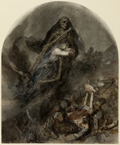 Ölüm Alegorisi by Clément Auguste Andrieux