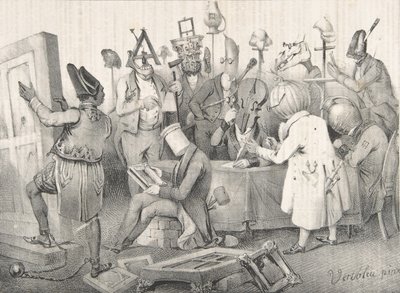 Ünlü Resim Jürisi. 1841 Salonu, 20 Mart 1841. by Clément Pruche