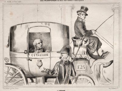 Haberler: Kamu Arabalarının Dezavantajları: LUrbaine, 1839. by Clémente Pruche
