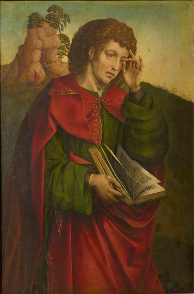 Aziz John the Evangelist Ağlayan, c. 1500. by Colijn de Coter