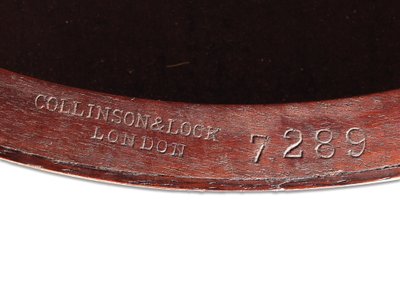 Viktorya dönemi işlemeli ara sıra masa, detay, 1880 dolayları (gül ağacı ve fildişi) by Collinson and Lock