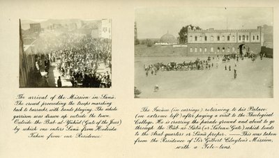 İmam (arabada) sarayına dönerken by Colonel M.C. Lake
