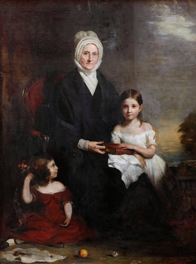 Elizabeth Cheape of Rossie ve Torunları, 1843 dolayları (tuval üzerine yağlı boya) by Colvin Smith