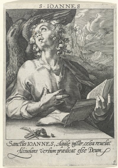 Evangelist John Dört Evangelist (dizi adı) by Conrad Goltz (possibly)