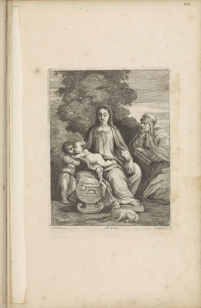 İsa Çocuklu Meryem, genç Vaftizci Yahya ve Aziz Elizabeth by Conrad Lauwers