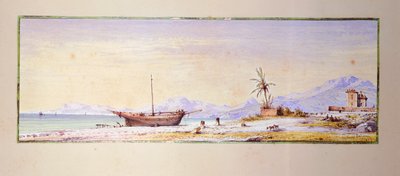 Bordighera Plajı, Consalvo Carelli (1818-1900), İtalya by Consalvo Carelli