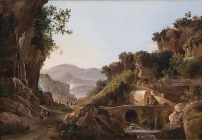 Cava de Tirreni, 1857. by Consalvo Carelli