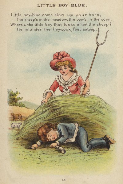 Tekerleme: Little Boy Blue (chromolitho) by Constance Haslewood