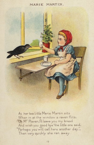 Tekerleme: Marie Martin (chromolitho) by Constance Haslewood