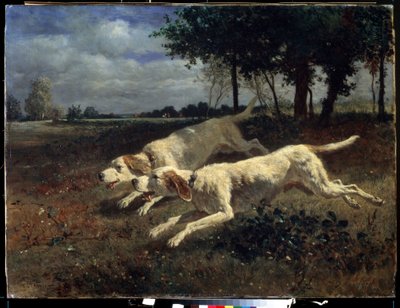 Koşan köpekler. Constant Troyon