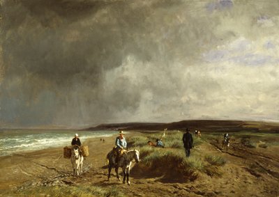 Villers yakınlarındaki sahil, 1859 dolayları by Constant Emile Troyon
