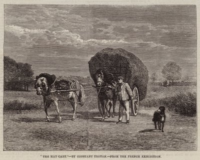 Saman Arabası by Constant Emile Troyon