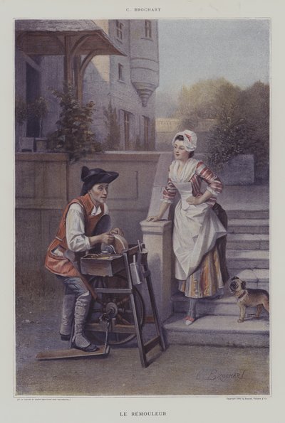 Le Remouleur (Bıçak Değirmeni) by Constant Joseph Brochart