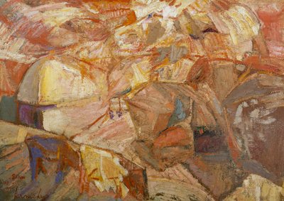 Devonshire'da hasat manzarası by Constant Permeke