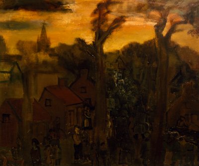 Jabbeke, 1940, Constant Permeke (1886-1952), tuval üzerine yağlı boya. Belçika, 20. yüzyıl. by Constant Permeke