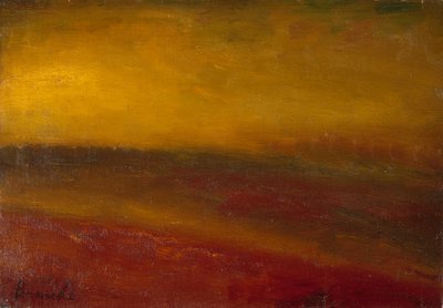 Gün Batımı Manzarası (tuval üzerine yağlı boya) by Constant Permeke