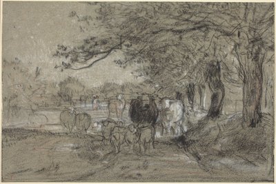 Ağaçların Altında İnekler ve Koyunlar by Constant Troyon