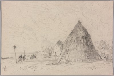 Samanlıklı Manzara by Constant Troyon