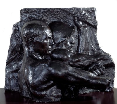 Sosyal Gerçekçilik: “Endüstri” Constantin Emile Meunier (1831-1905) tarafından bronz heykel 1896 Paris, Musee d