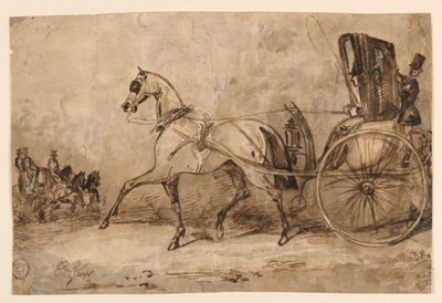 Bir At ve Araba by Constantin Guys